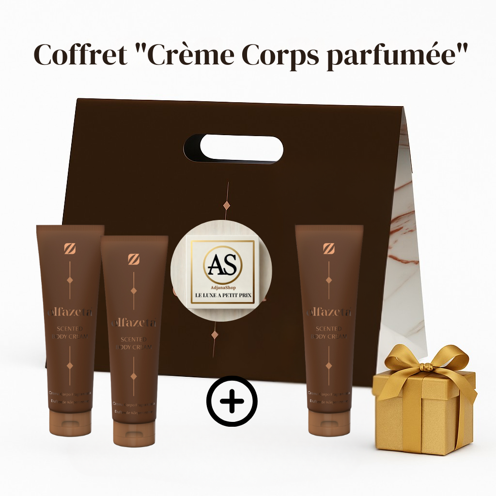 Coffret Crèmes Corps Parfumées – 2 Achetées = 1 Offerte