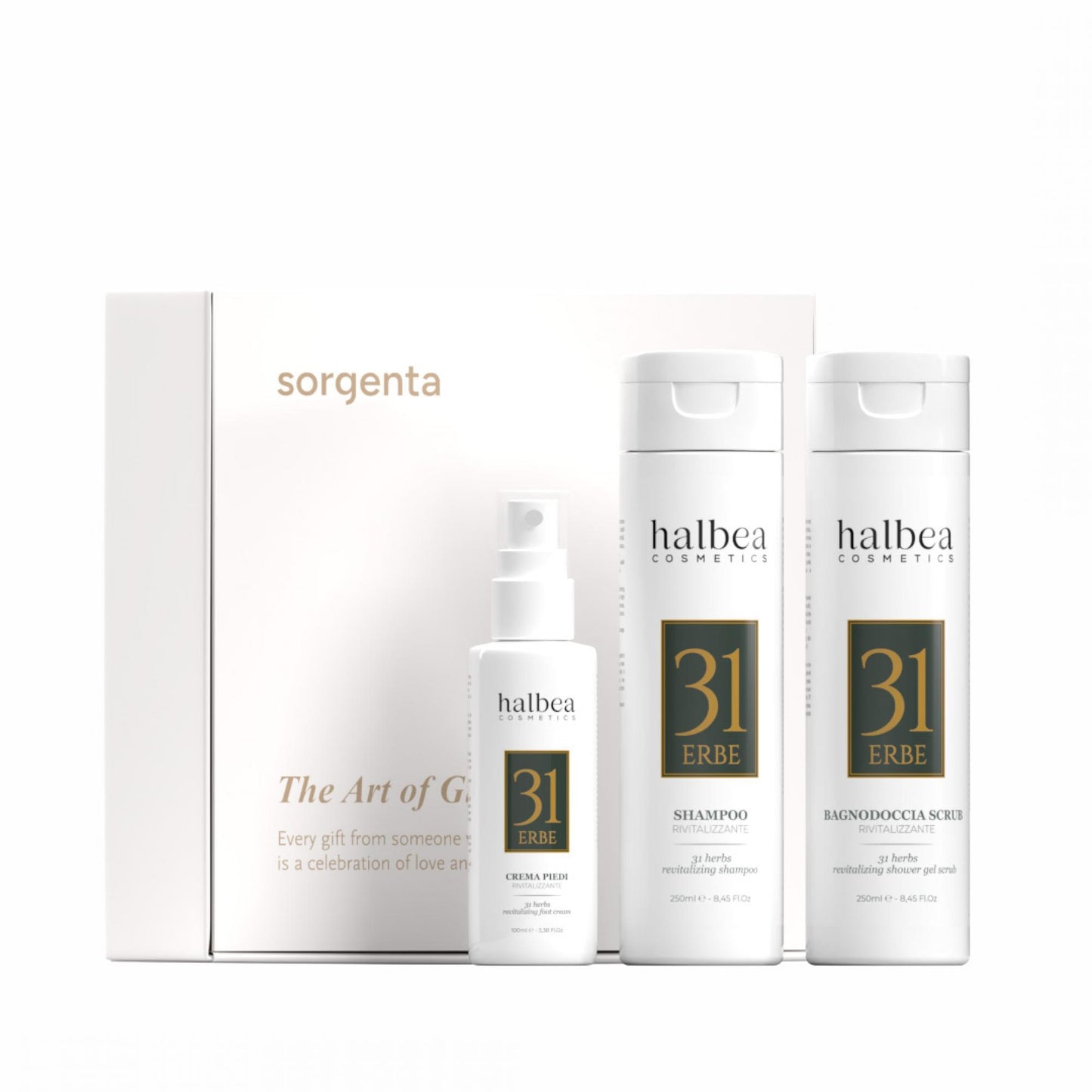 GiftBox Ligne 31 Herbes – Coffret Soin Corps & Cheveux | Halbea