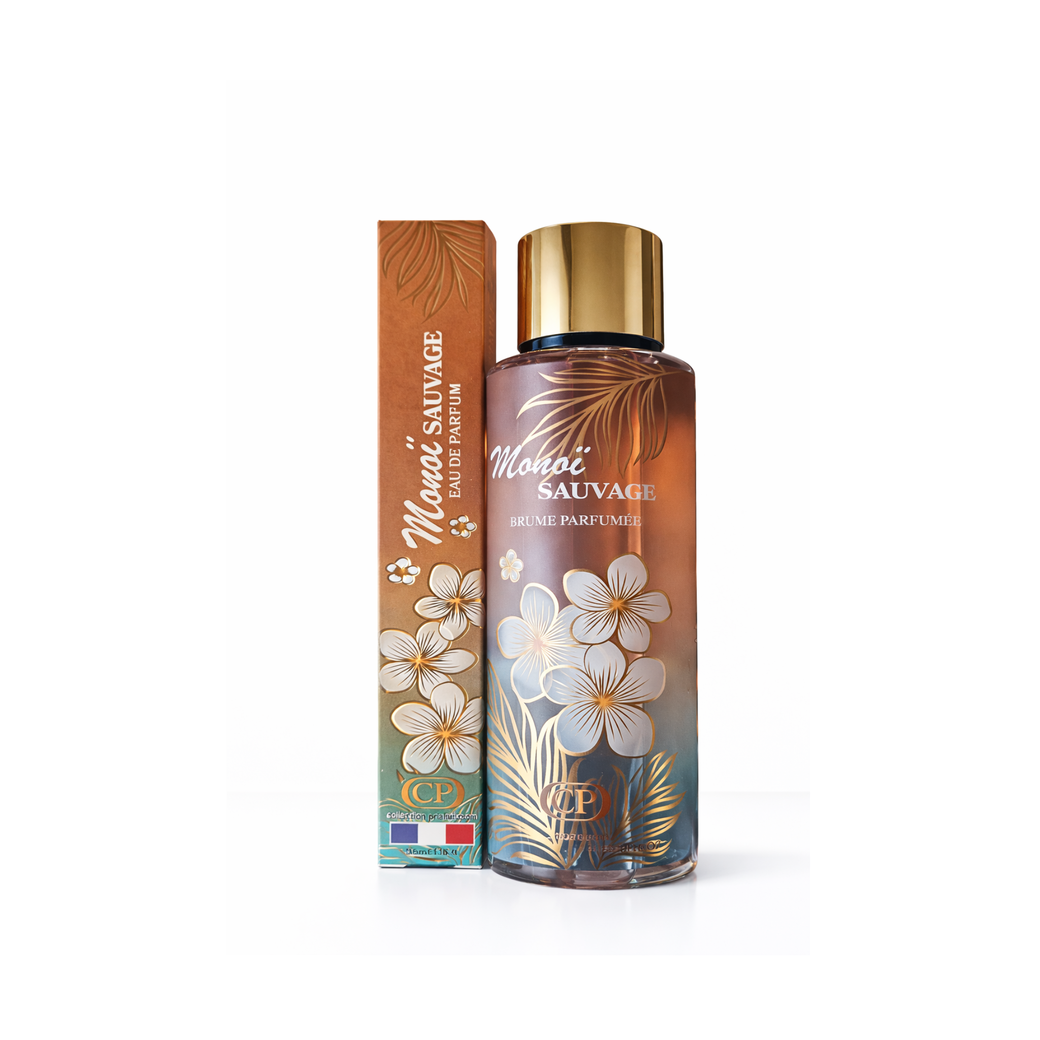 Duo Monoï Sauvage – Brume parfumée 250 ml + Parfum de poche 35 ml