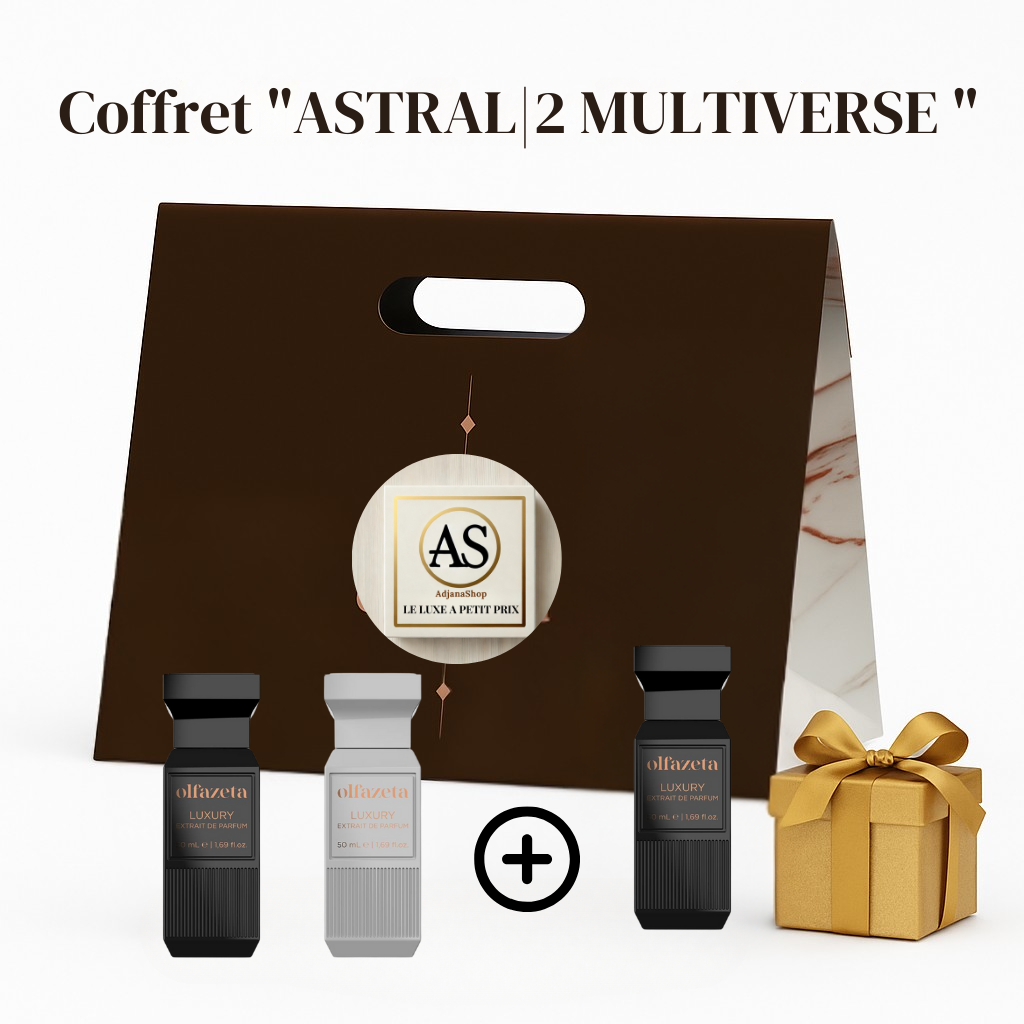 Coffret Olfazeta Luxury – 2 Parfums MULTIVERSE Achetés = 1 Parfum ASTRAL Offert