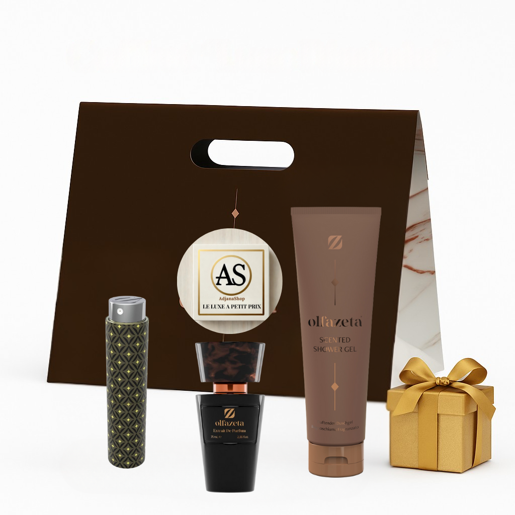 Coffret Élégance Masculine – Parfum Homme, Parfum de Poche et Gel Douche Parfumé