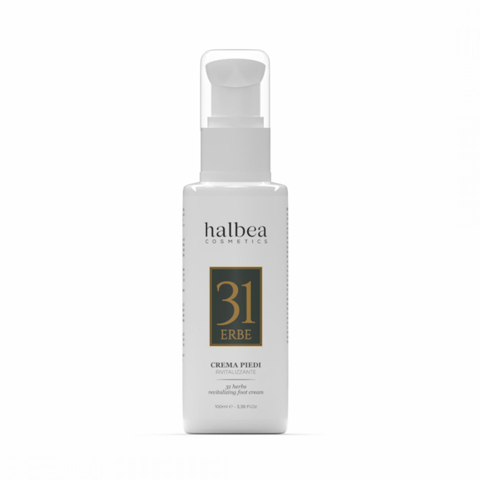 Crème Pieds Revitalisante à l’Huile de 31 Herbes | Halbea 100 ml