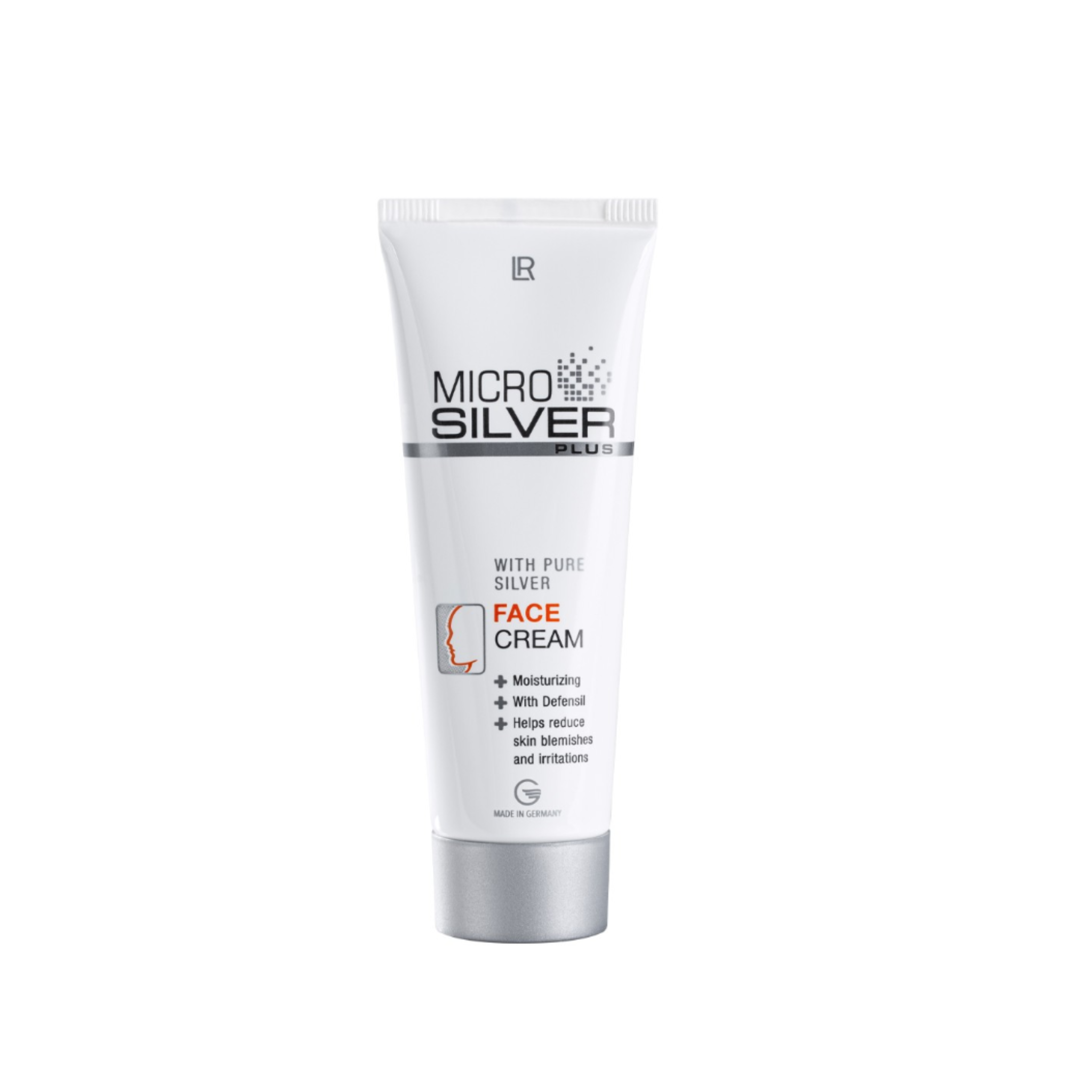 Crème Visage Antibactérienne – Teint Affiné & Peau Nette | LR MicroSilver 50 g