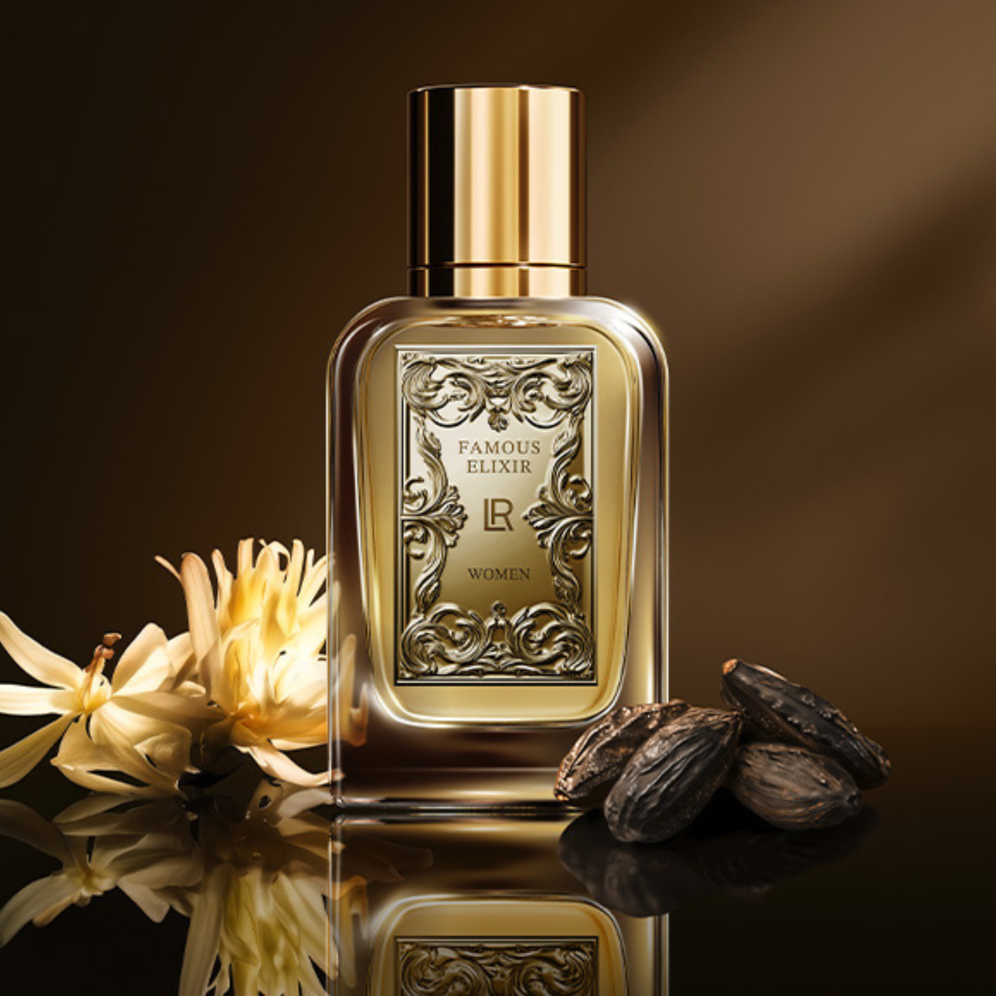 FAMOUS ELIXIR pour Elle – Floral Fleurs Blanches Ambré | LR ICONIC ELIXIRS 100 ml