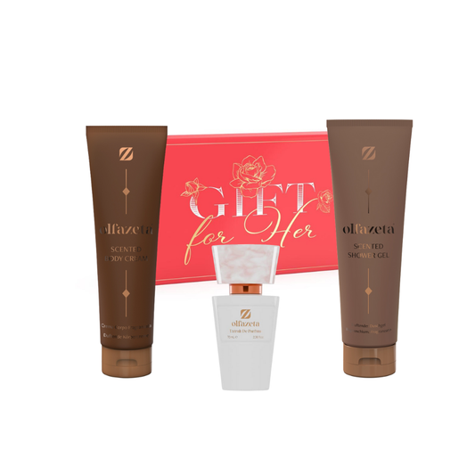 Coffret Femme Fragrance 010 – Extrait de Parfum 70ml + Crème Corps Parfumée + Gel Douche