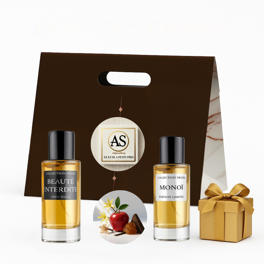 Coffret Duo Collection Privée – Parfums Beauté Interdite & Monoï