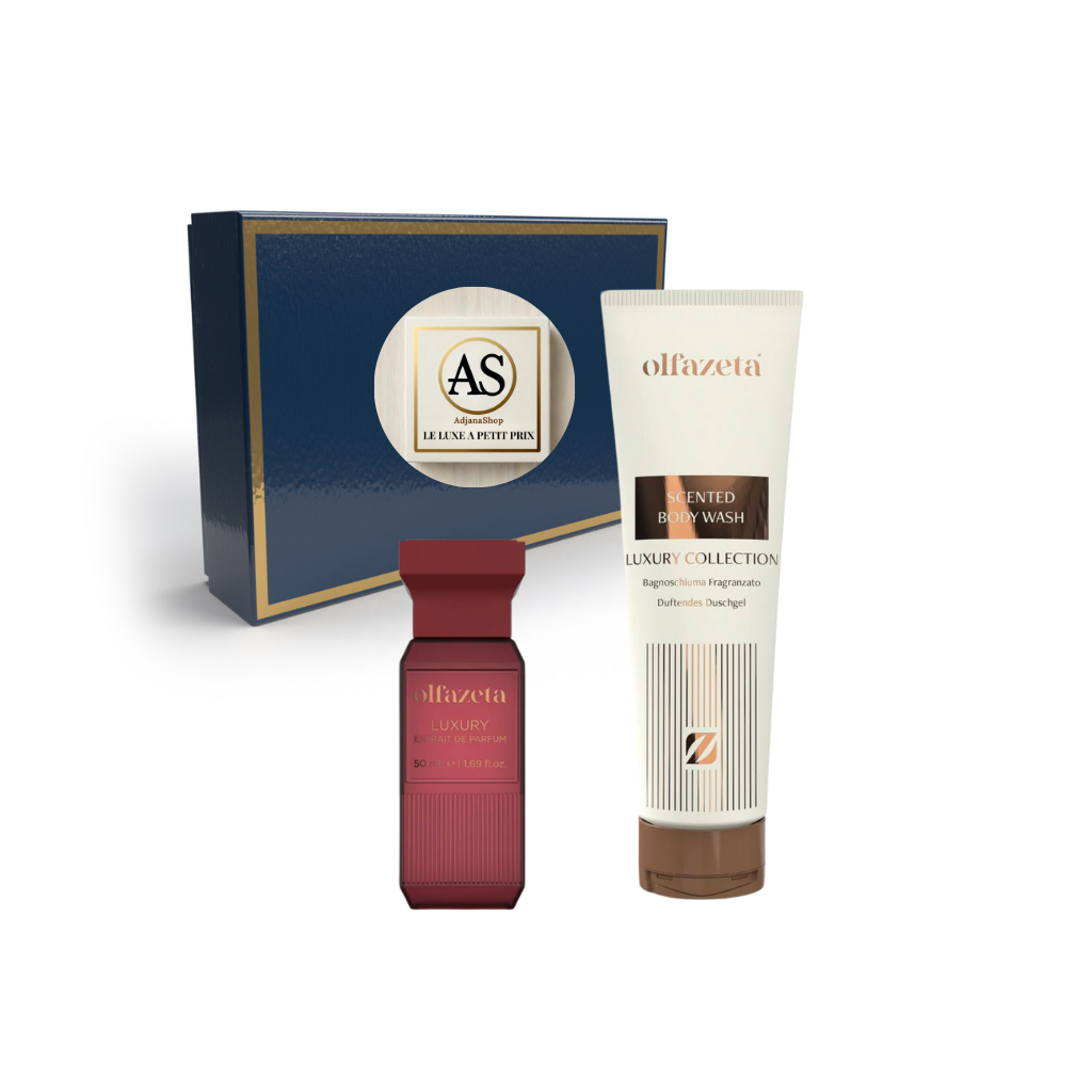 Coffret Parfum Mixte Luxury 118 – Extrait de parfum 50ml + Gel Douche Parfumé