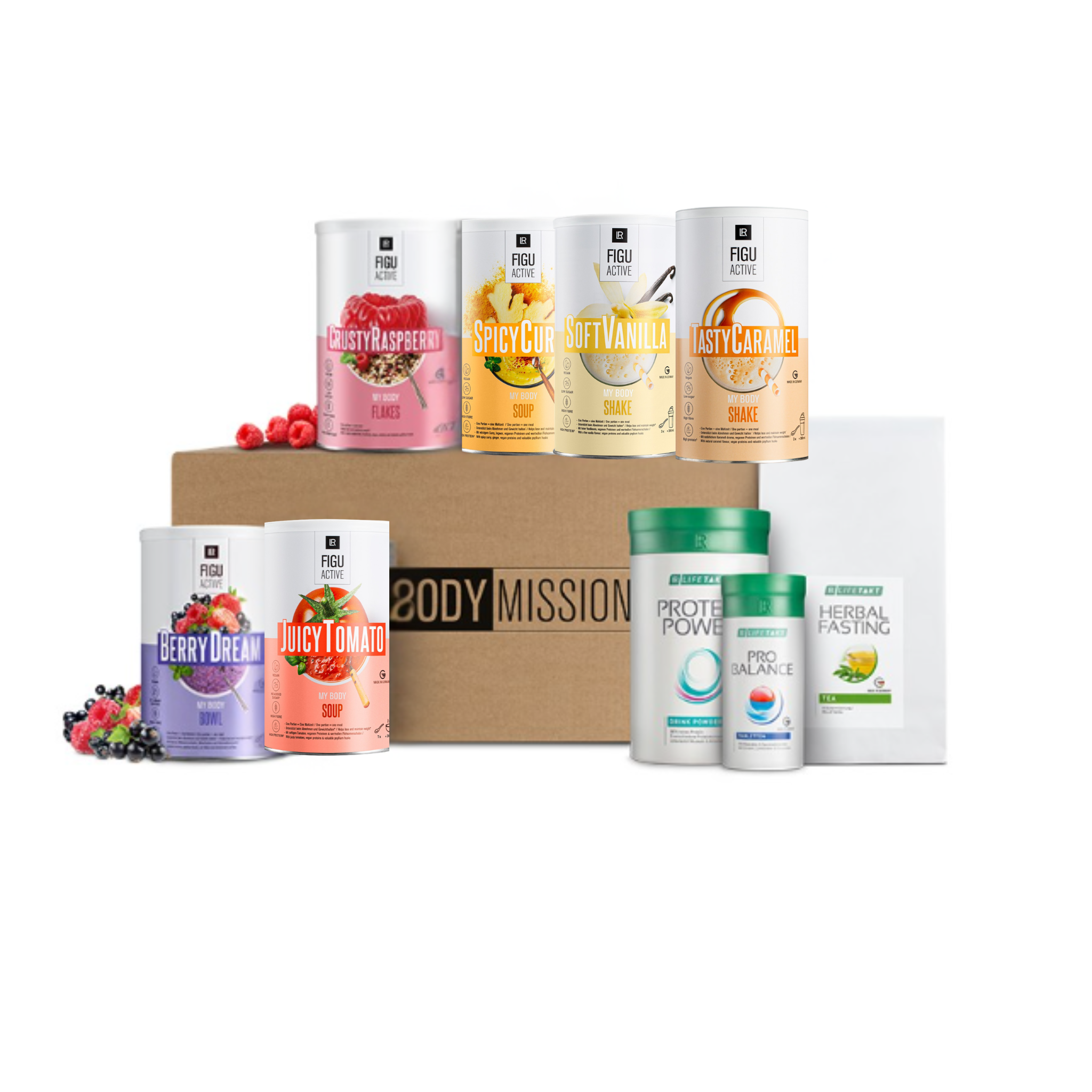Set Énergie – 2 Shakes + 2 Soupes + 2 Flakes | LR FIGUACTIVE