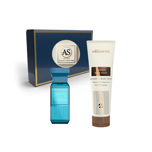 Coffret Parfum Mixte Luxury 129 – Extrait de parfum 50ml + Gel Douche Parfumé