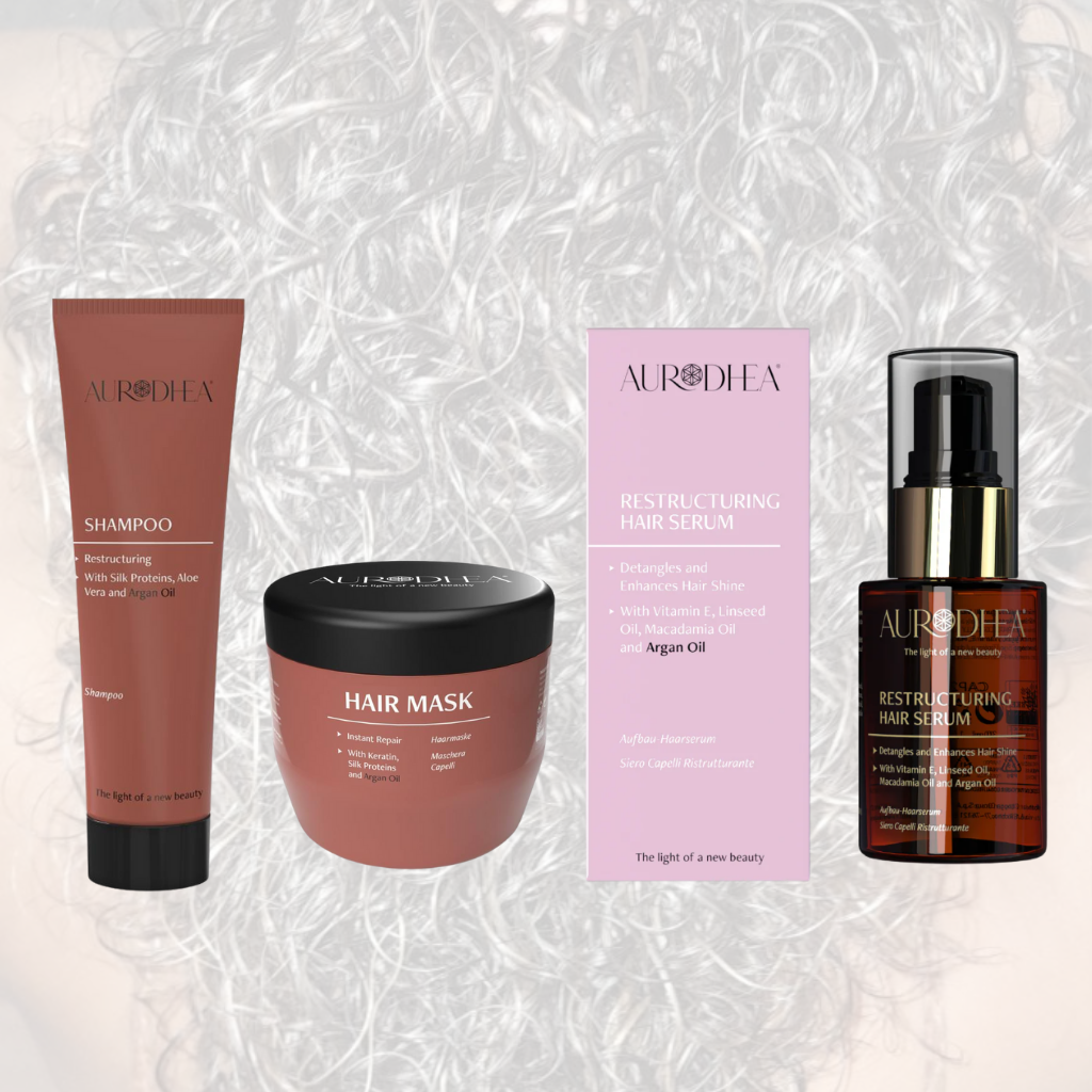 Coffret Soin Cheveux Réparateur à l’Huile d’Argan – Shampoing, Masque et Sérum Capillaire