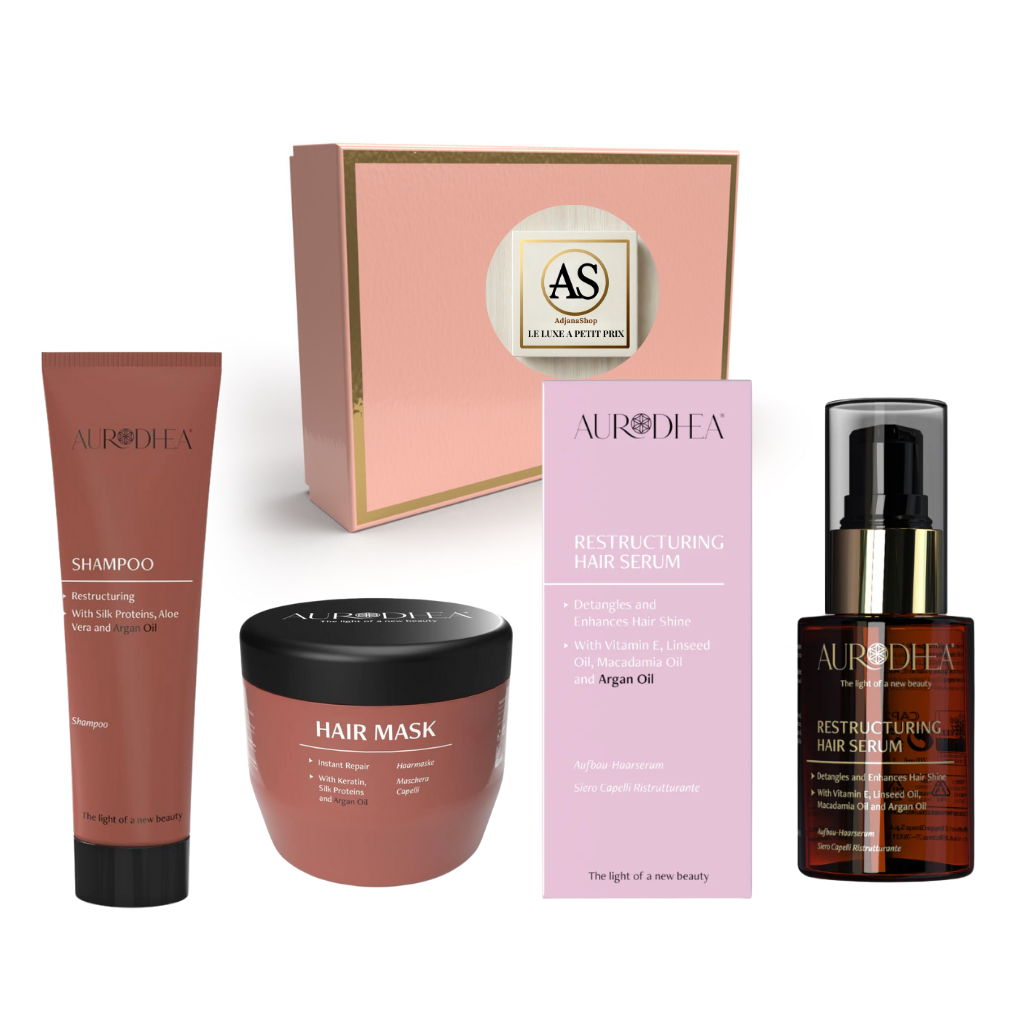 Coffret Soin Cheveux Réparateur à l’Huile d’Argan – Shampoing, Masque et Sérum Capillaire