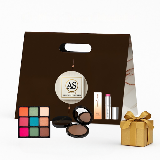 Coffret Beauty Glow – Palette d'Ombres à Paupières, Poudre Bronzante & Stick 2-en-1 Lèvres et Pommettes