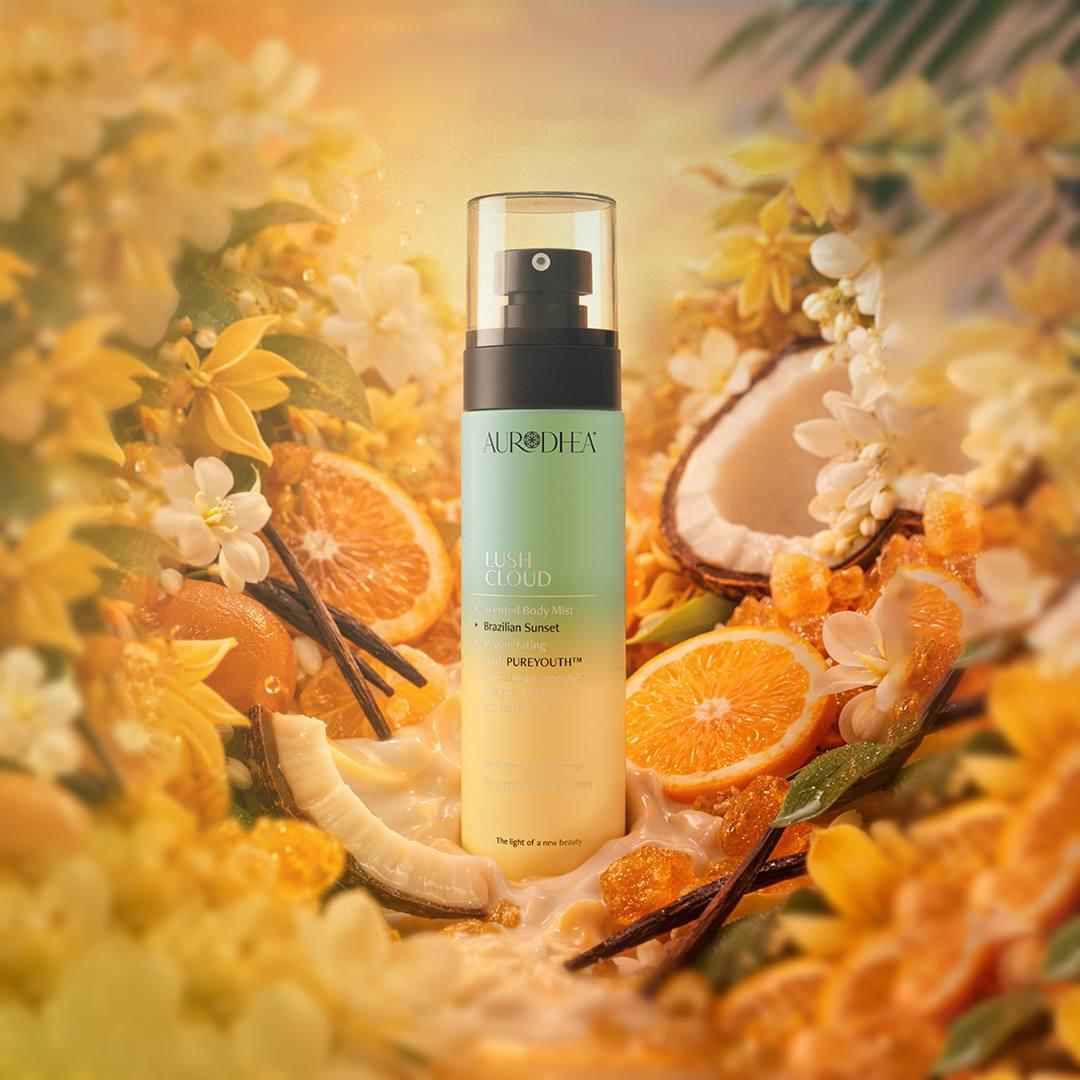 LUSH CLOUD Brazilian Sunset – Brume Parfumée Corps | Aurodhea SBM005