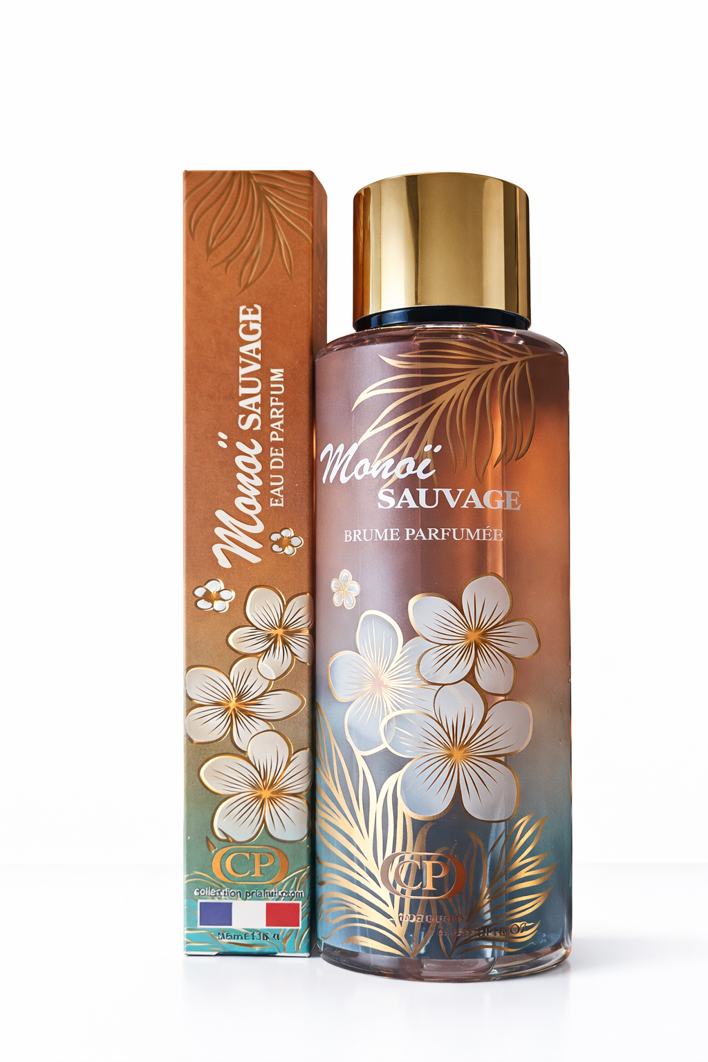 Duo Monoï Sauvage – Brume parfumée 250 ml + Parfum de poche 35 ml