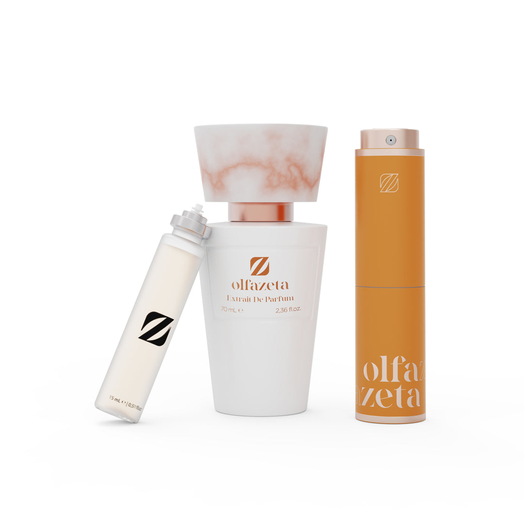 Coffret parfum pour femme 70ml + 15ml + étui OFFERT