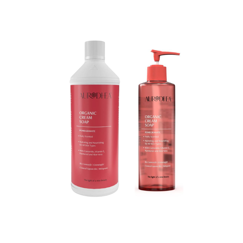 DUO Savon Liquide à la Grenade | Aurodhea 260 ml + 1000 ml