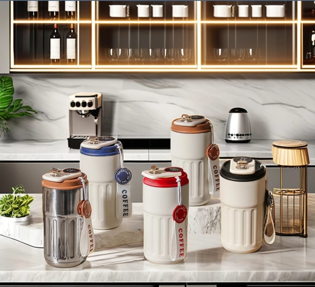 Tasse à café thermique intelligente avec affichage LED 450 ml