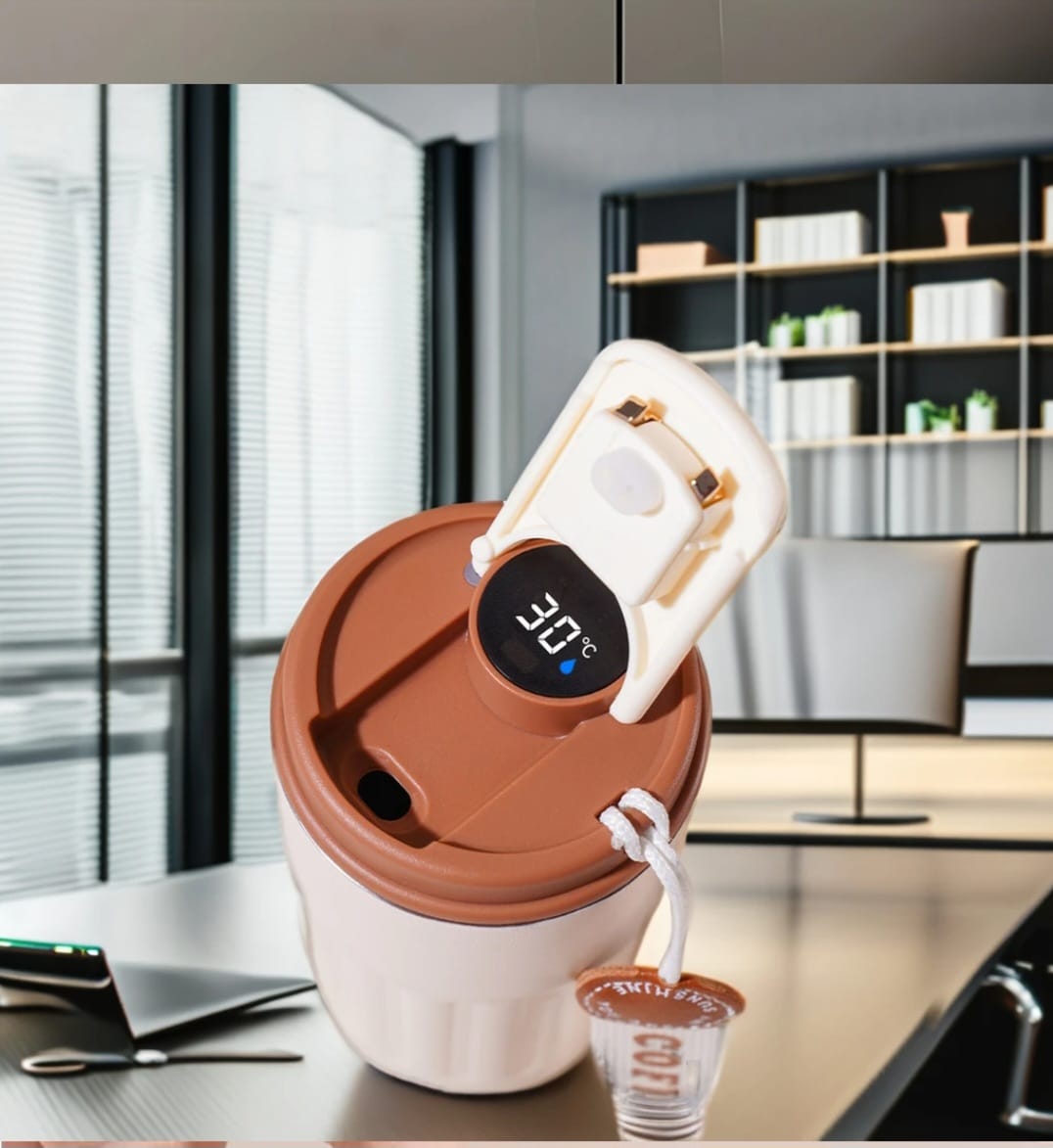 Tasse à café thermique intelligente avec affichage LED 450 ml