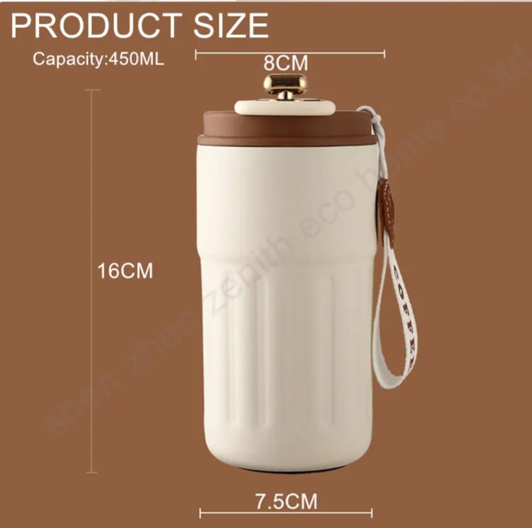 Tasse à café thermique intelligente avec affichage LED 450 ml