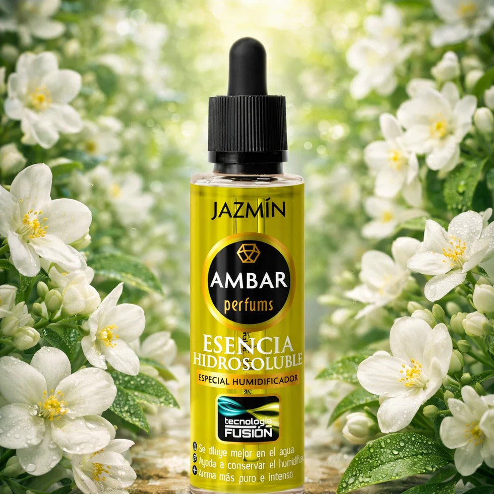 Jasmin – Essence Hydrosoluble pour Diffuseur | Ambar Perfums 50 ml