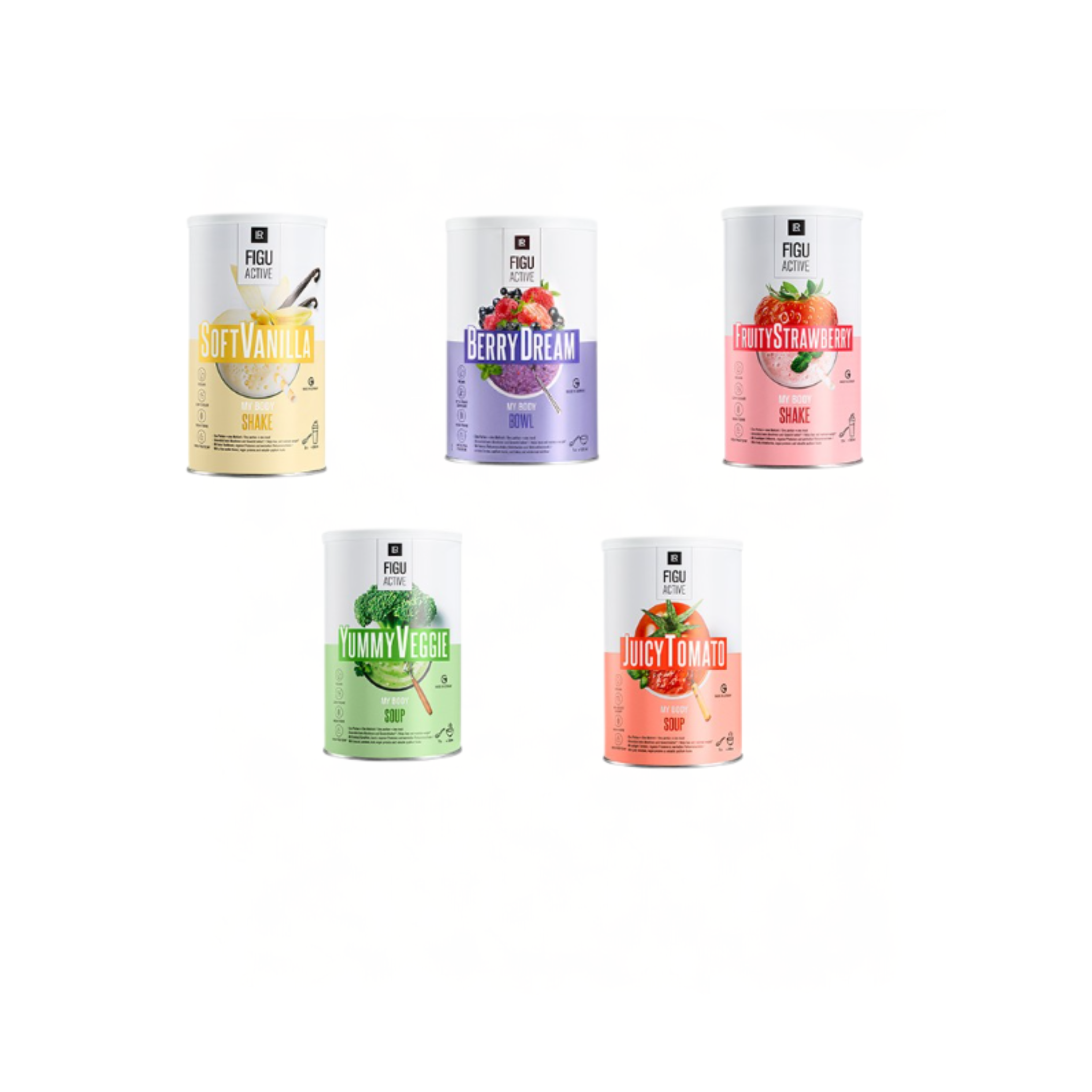 Set Été – Shakes Vanille & Fraise + Soupes & Bowl | LR FIGUACTIVE
