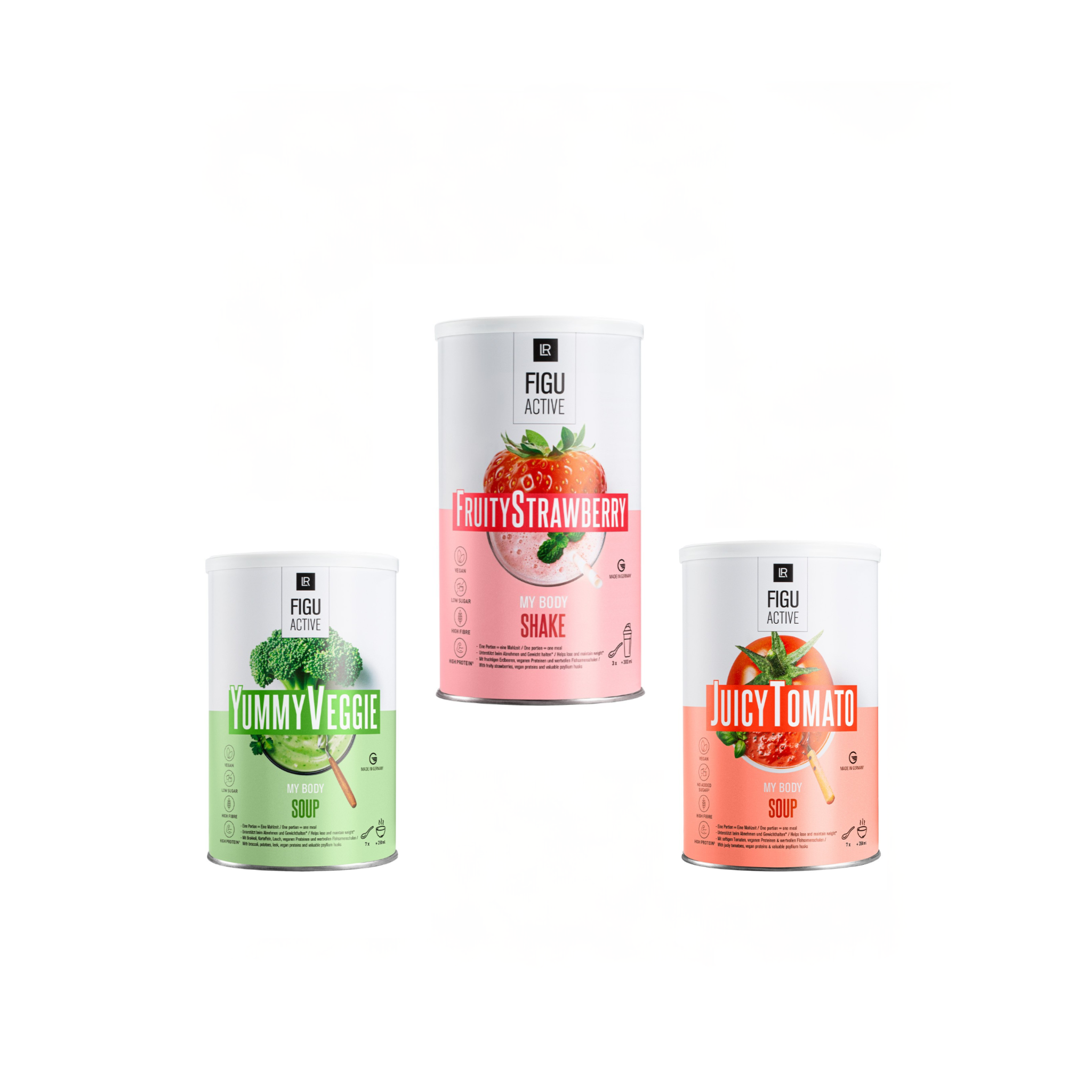 Formule Économique 3 Repas – Shake Fraise + Soupes | LR FIGUACTIVE