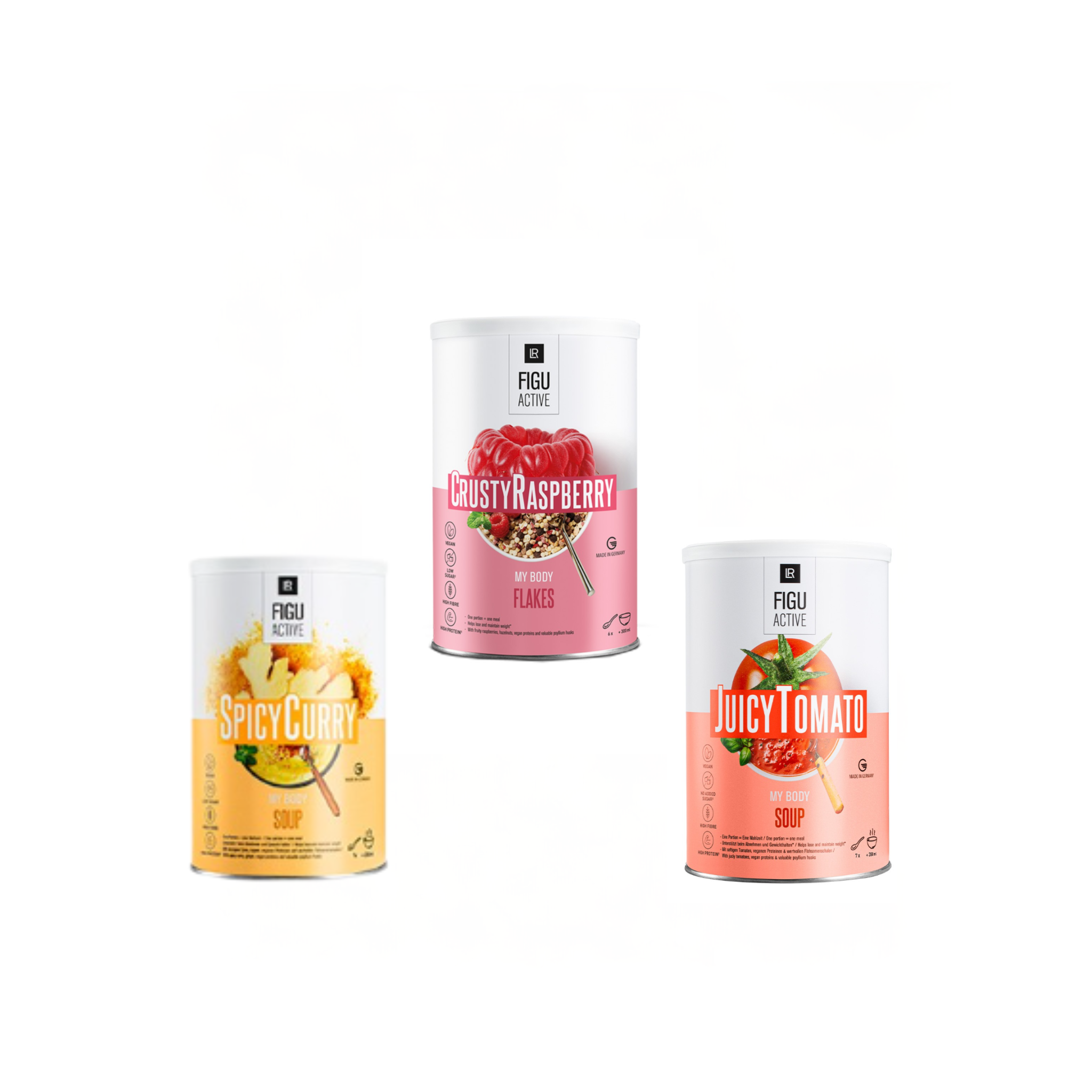 Formule Économique 3 Repas – Soupes + Flakes Framboise | LR FIGUACTIVE