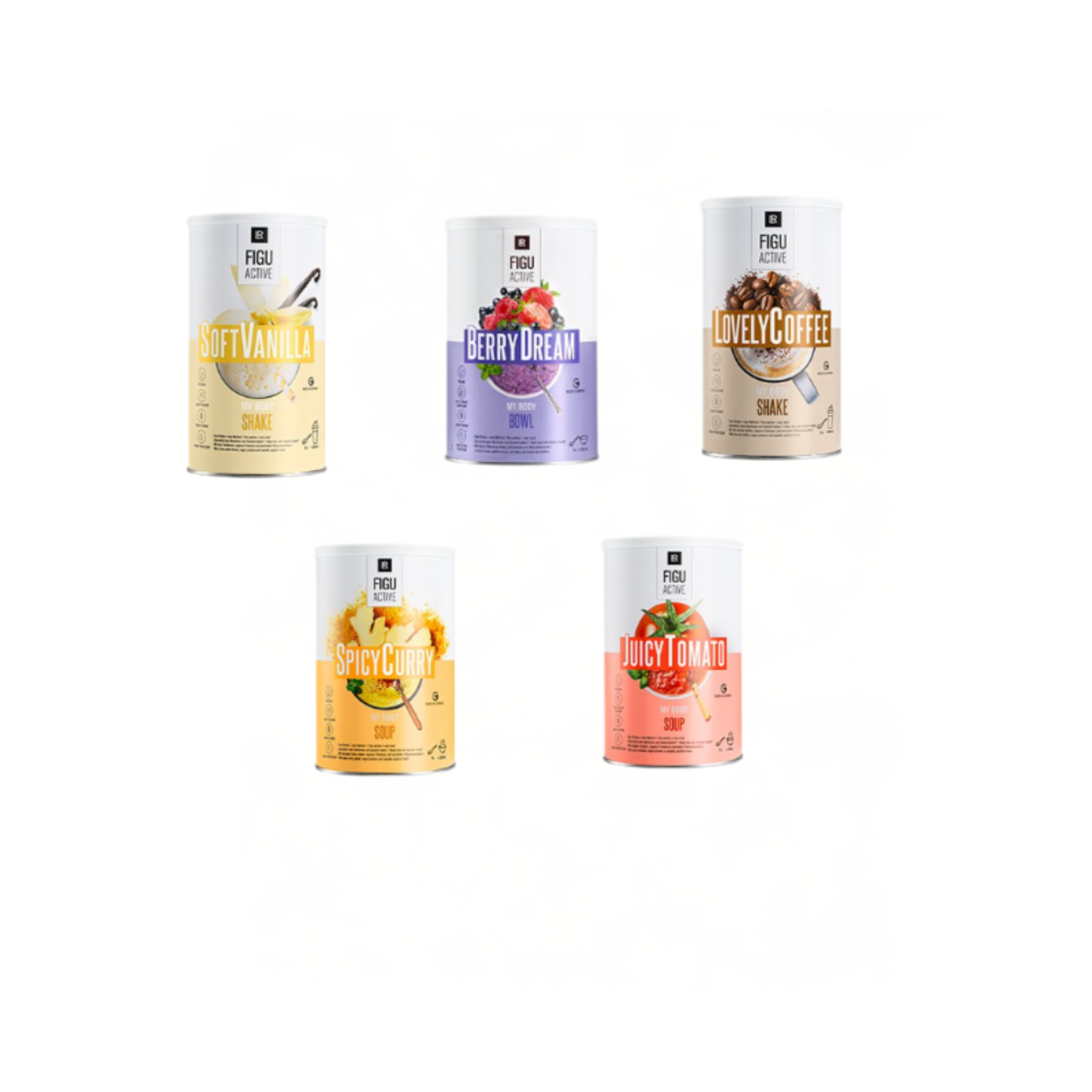 Set Été – Shakes Vanille & Coffee + Soupes & Bowl | LR FIGUACTIVE