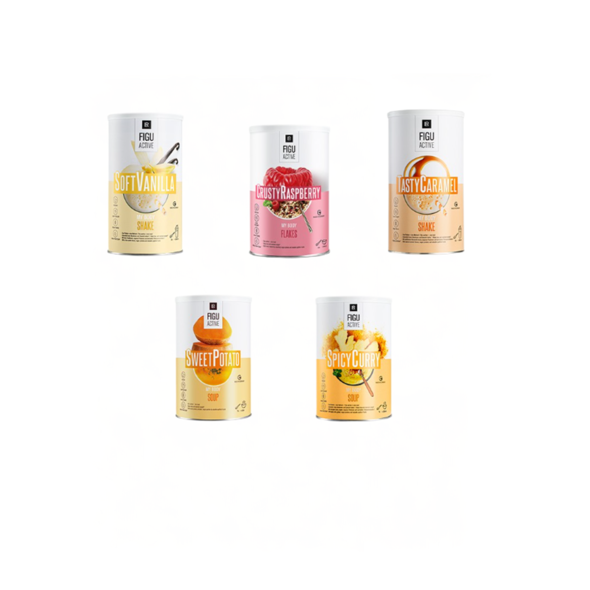 Set Été – Shakes Vanille & Caramel + Soupes & Flakes | LR FIGUACTIVE