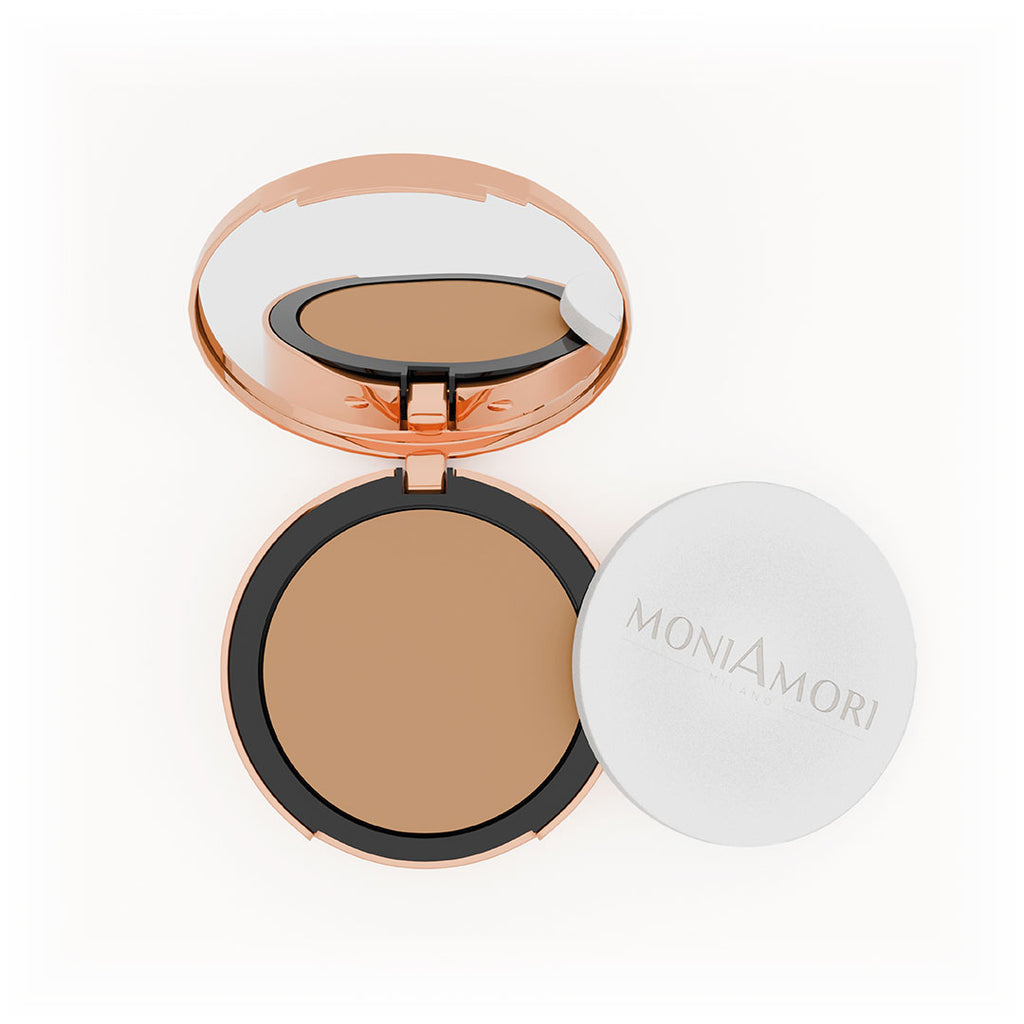 Fond de Teint Compact Solar Defence – Teinte Cinnamon Roll – SPF 30 – MM007