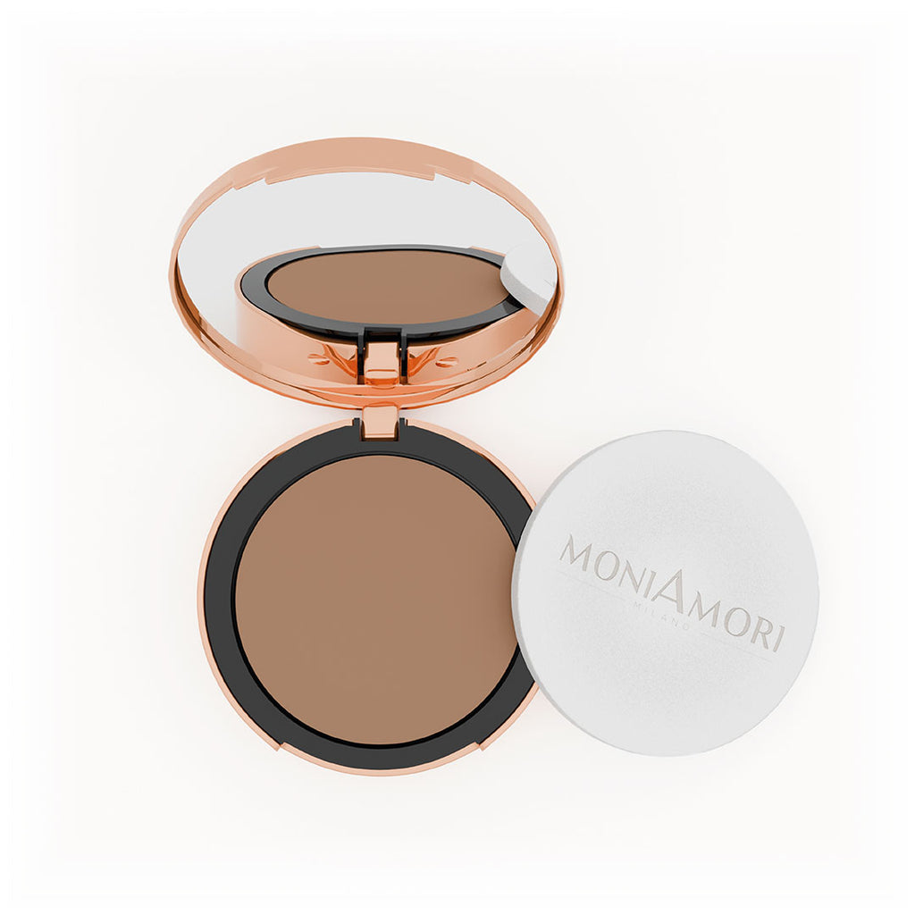 Fond de Teint Compact Solar Defence – Teinte Crème Caramel – SPF 30 – MM008