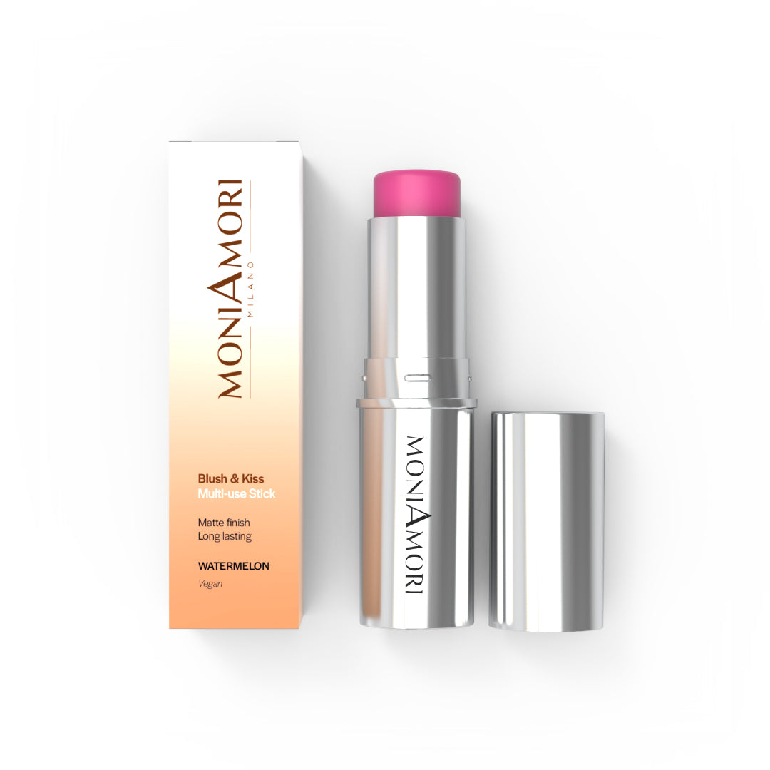 Stick 2 en 1 Visage & Lèvres Blush & Kiss – Teinte Watermelon MM040