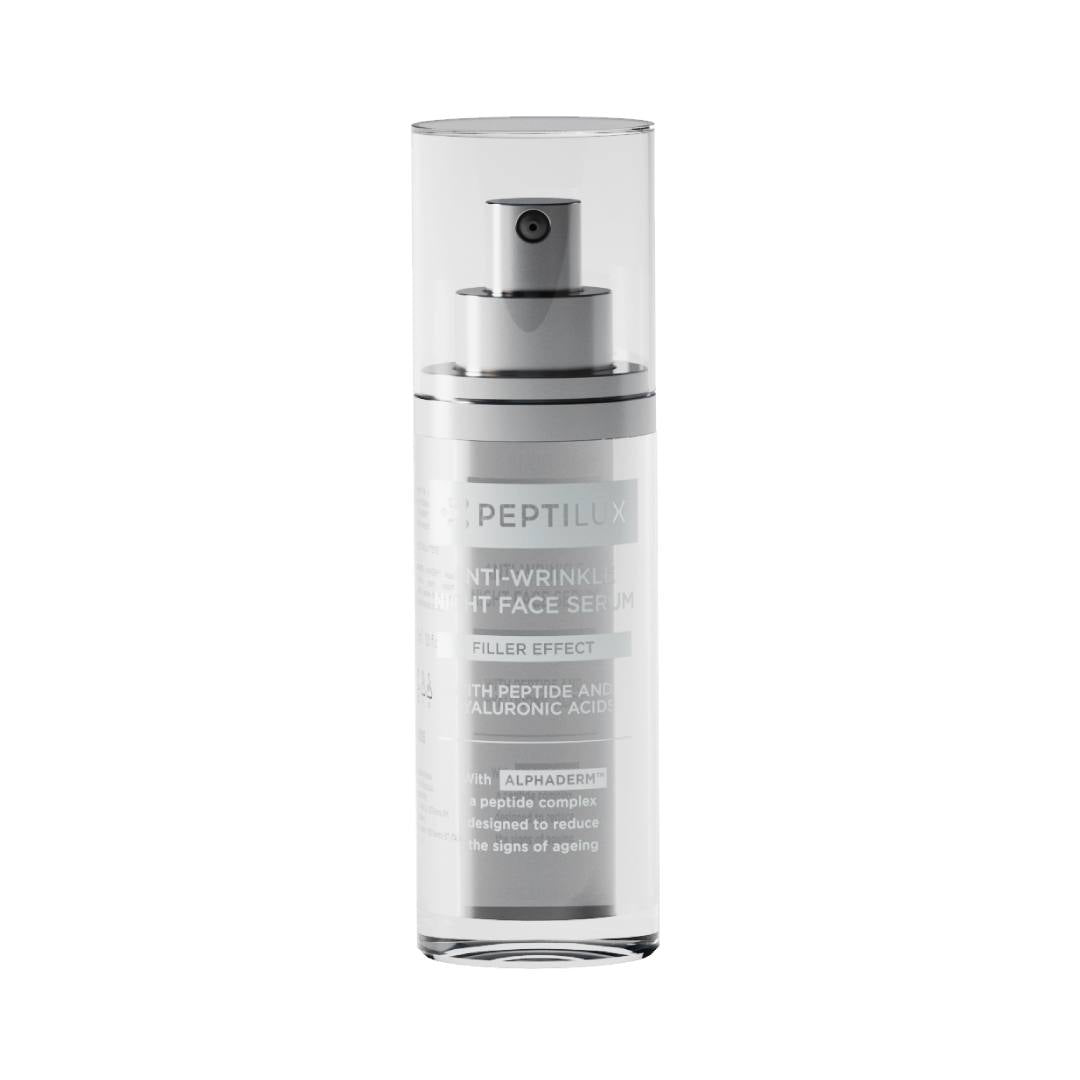 Peptilux – Sérum de Nuit Anti-Rides Effet Filler | ALPHADERM™ – 30 ml