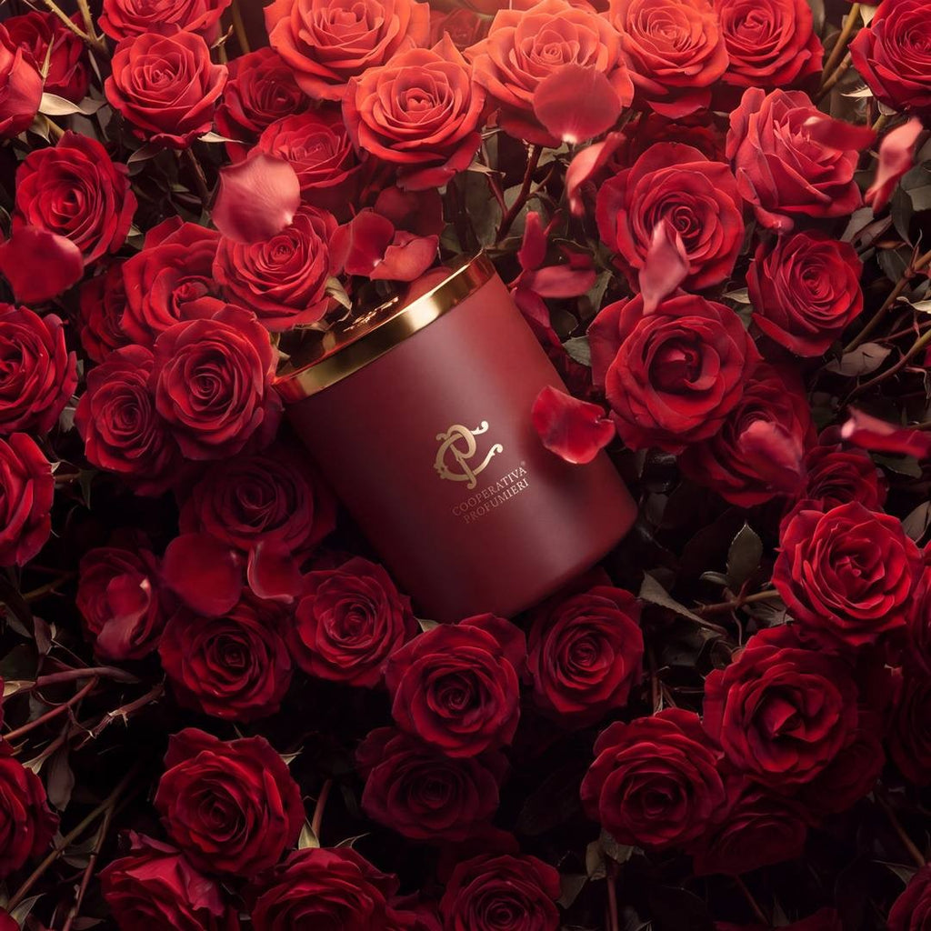 ROSÉA – Bougie parfumée Rose & Cannelle | Cooperativa Profumieri