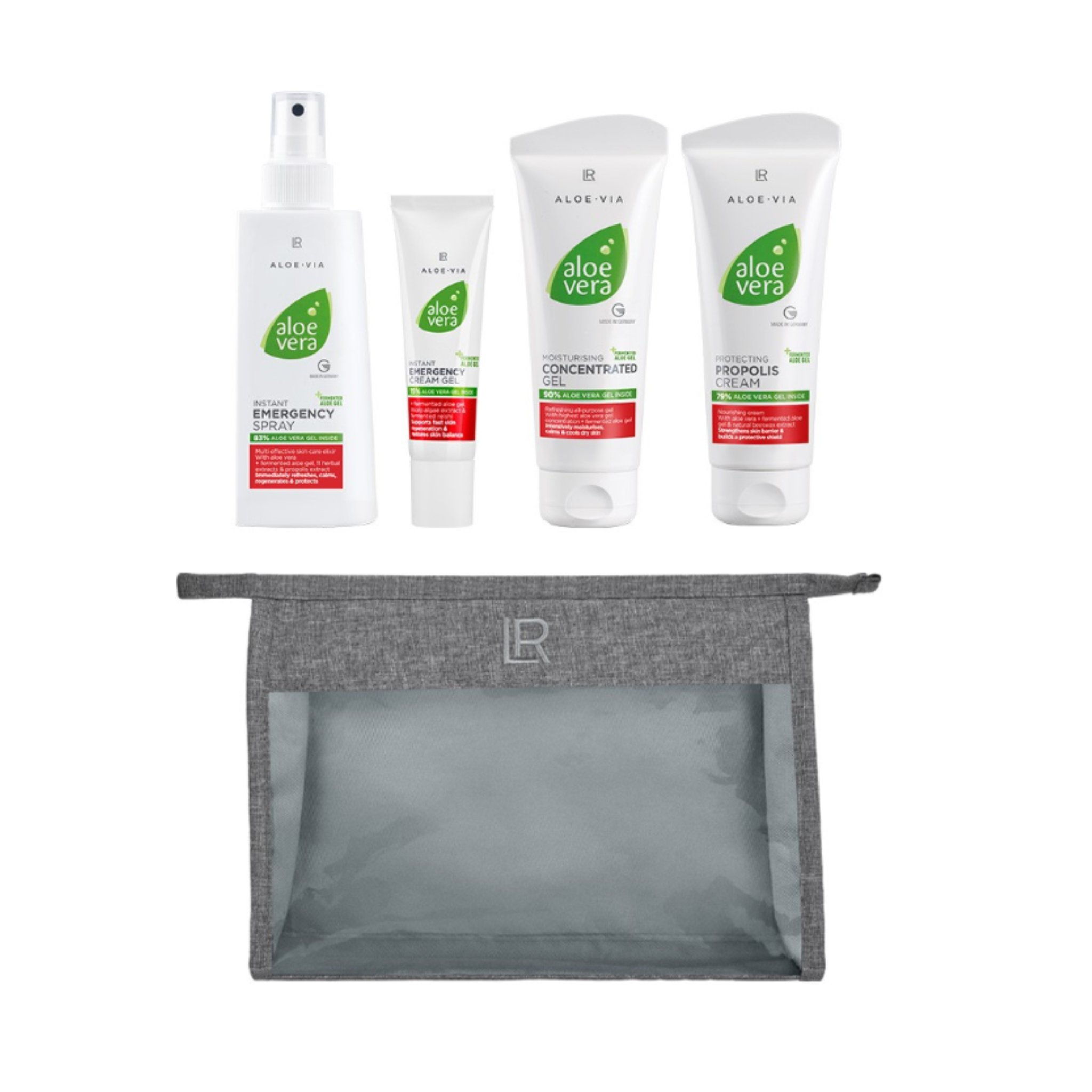 Trousse Soins Spéciaux Aloe Vera – Coffret 4 Soins SOS | LR ALOE VIA
