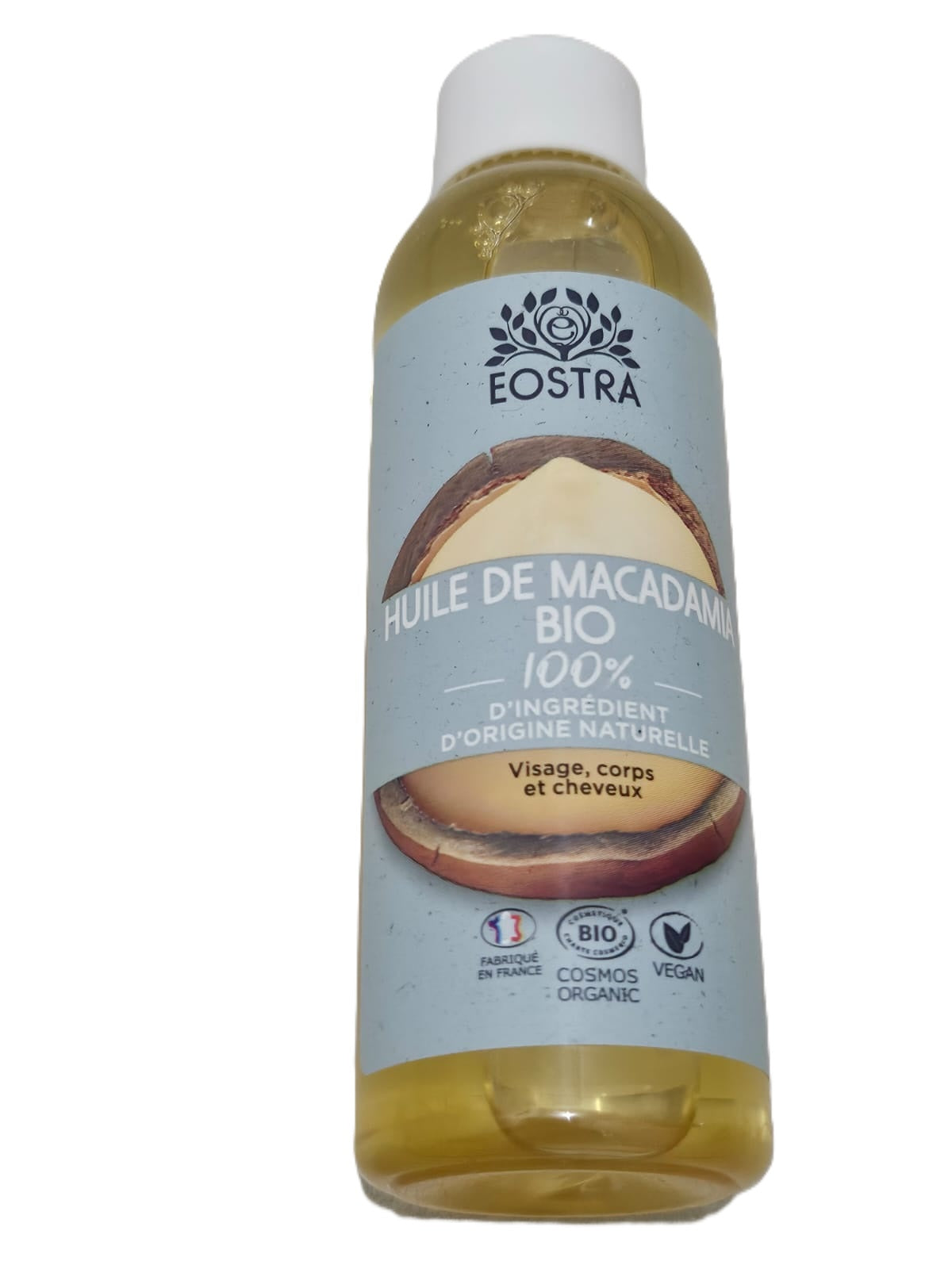 Huile de Macadamia Bio Visage | Corps et Cheveux 75ml | Fabriqué en France