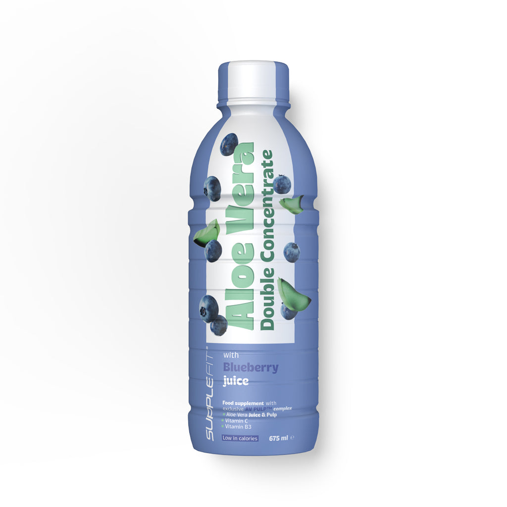 Aloe Vera Jus & Pulpe avec Jus de Myrtille – 675 ml – INTB061