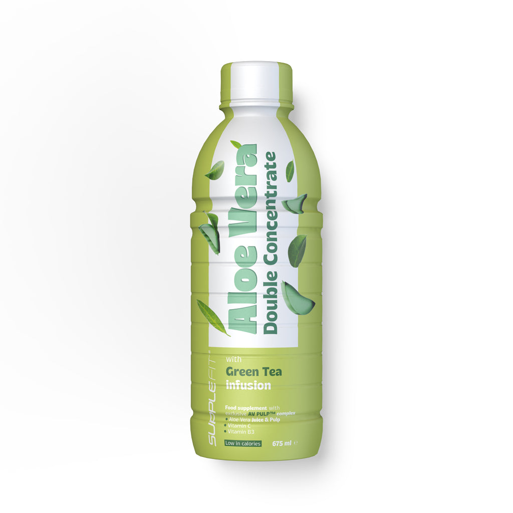 Aloe Vera Jus & Pulpe avec Thé Vert – 675 ml – INTB062