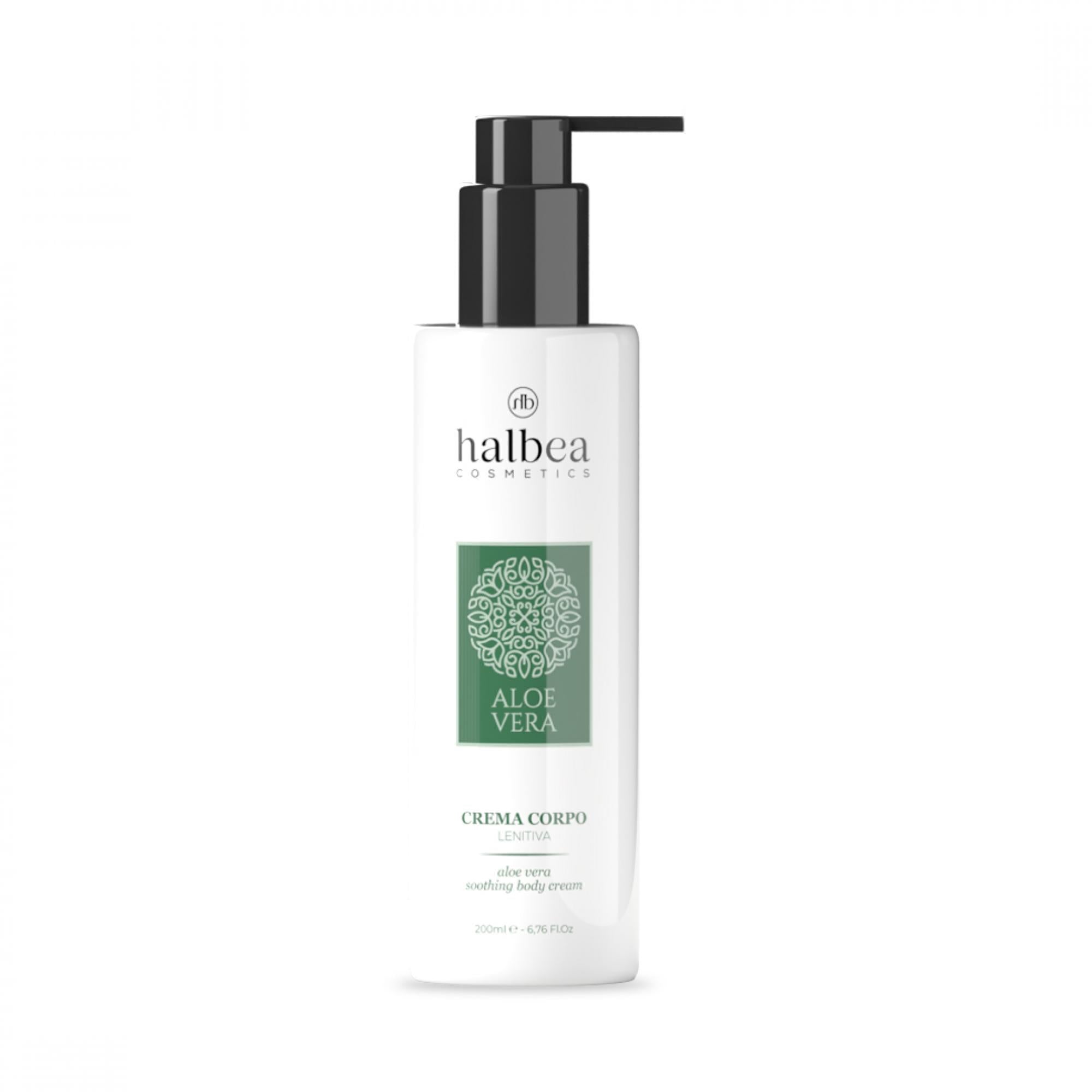 Crème Corps Apaisante à l'Aloe Vera – Hydratation & Éclat | Halbea 200ml