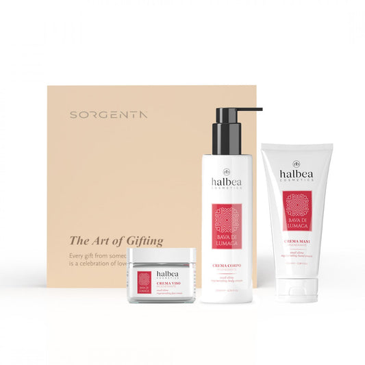 GiftBox Ligne Bave d’Escargot – Coffret Soin Régénérant Visage, Mains & Corps