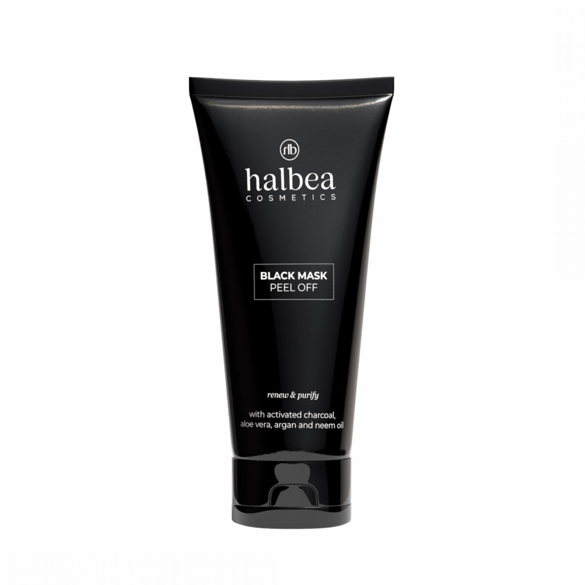 Black Mask Peel Off – Masque Purifiant au Charbon Végétal | Halbea 100ml