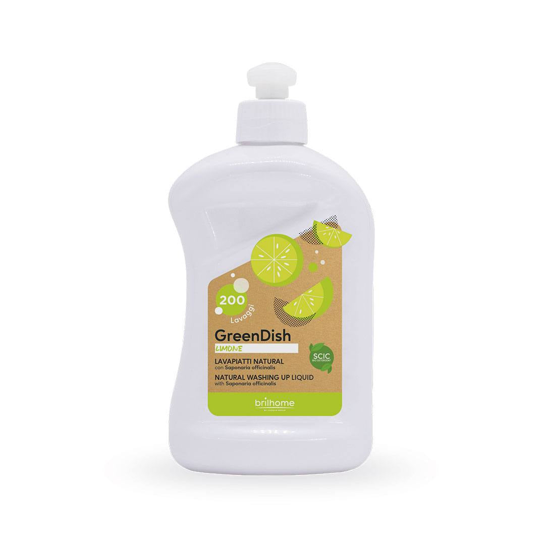 GreenDish Citron (avec Saponaire officinale) - lave vaisselle -BH0008