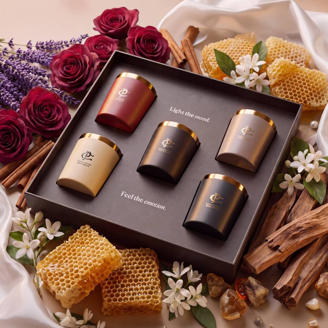 Coffret 5 bougies parfumées 70 g | Cooperativa Profumieri
