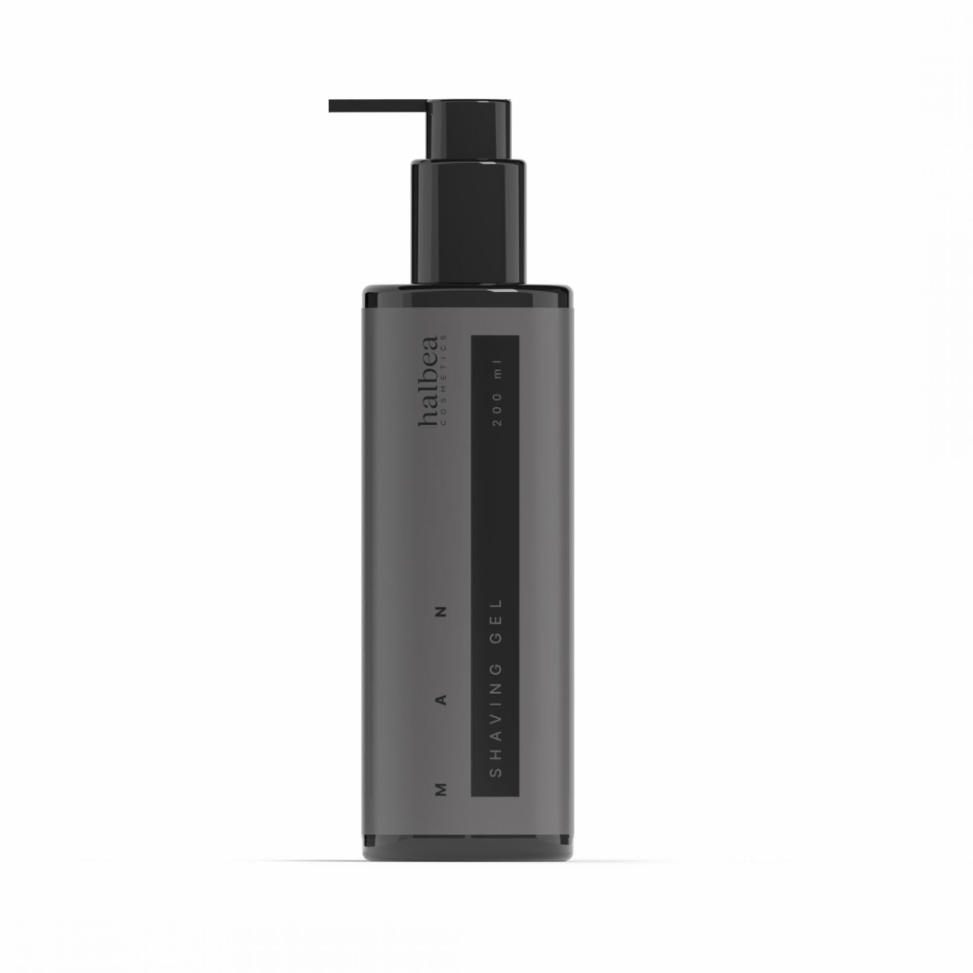 Gel de Rasage Barbe Aloe Vera & Acide Hyaluronique | Halbea 200 ml