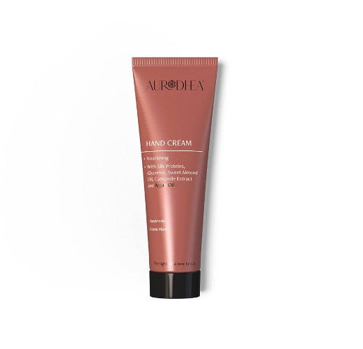 Crème Mains Bio Huile d’Argan, Protéines de Soie & Glycérine | Aurodhea 75 ml