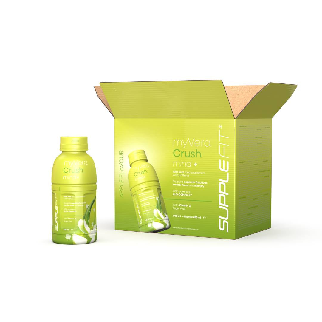 MYVERA CRUSH Mind + | Complément alimentaire en bouteille unidose de 285 ml