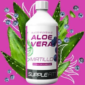 JUS ET PULPE D’ALOE VERA AVEC DU JUS DE MYRTILLE - INTB010