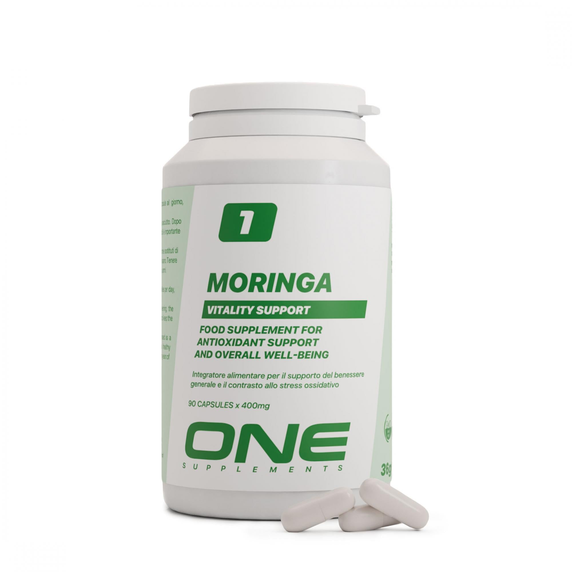 Moringa – Vitalité, Antioxydant & Équilibre Métabolique | One Supplements 90 capsules