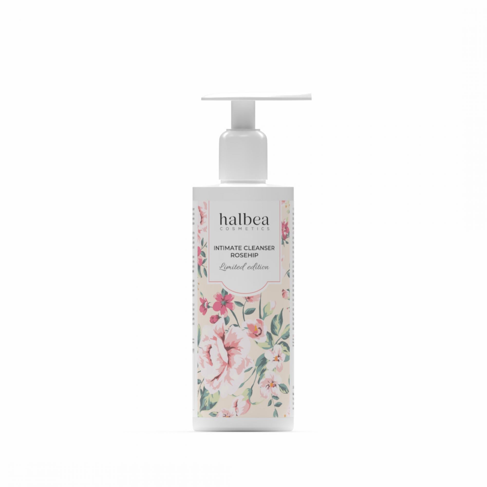 Nettoyant Intime à la Rose Musquée – pH Physiologique & Douceur | Halbea 200ml