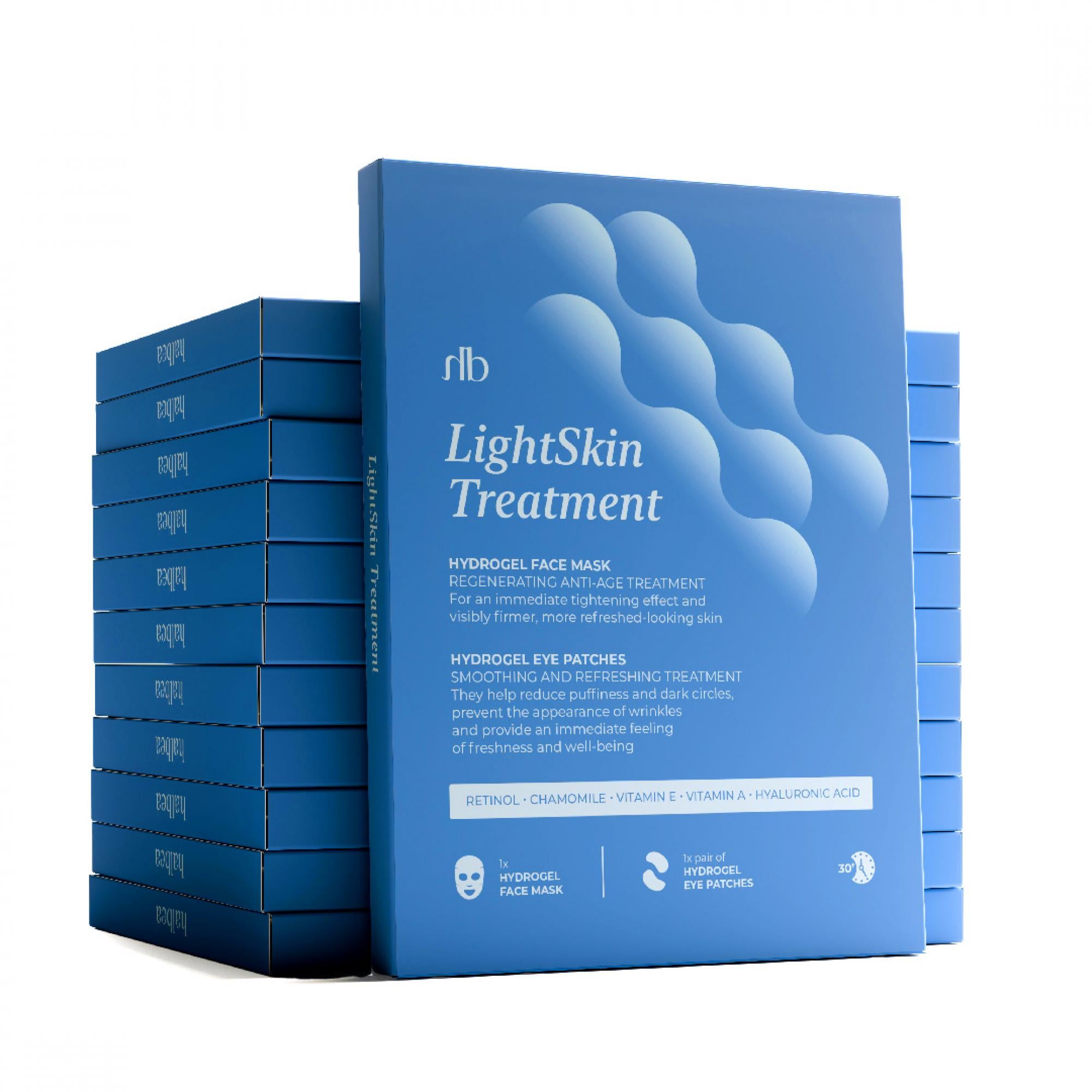 LightSkin Treatment – Masque & Patchs Yeux Anti-Âge | Halbea